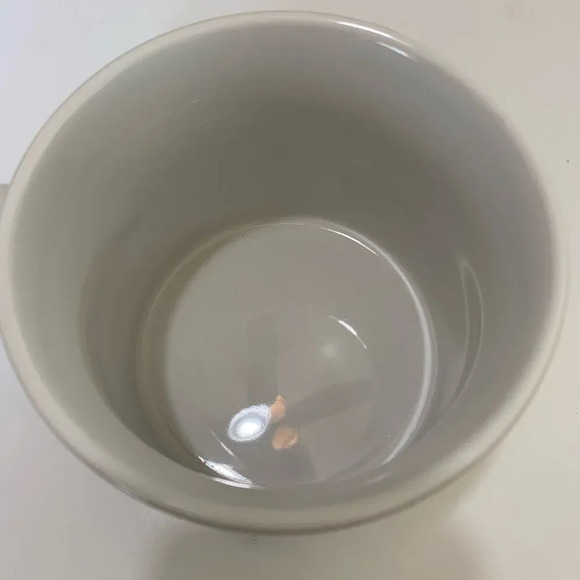 West Elm Initial Mug “F” Gold Yellow Aztec Print‎ Coffee Tea Ceramic Monogram - Picture 6 of 9